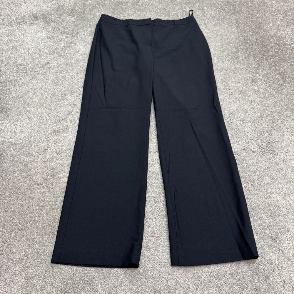 Jones New York Collection Platinum Dress Pants Trousers Women 10P Blue Stretch